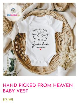  Personalised Baby Vest for Pregnancy Announcements Moments UK