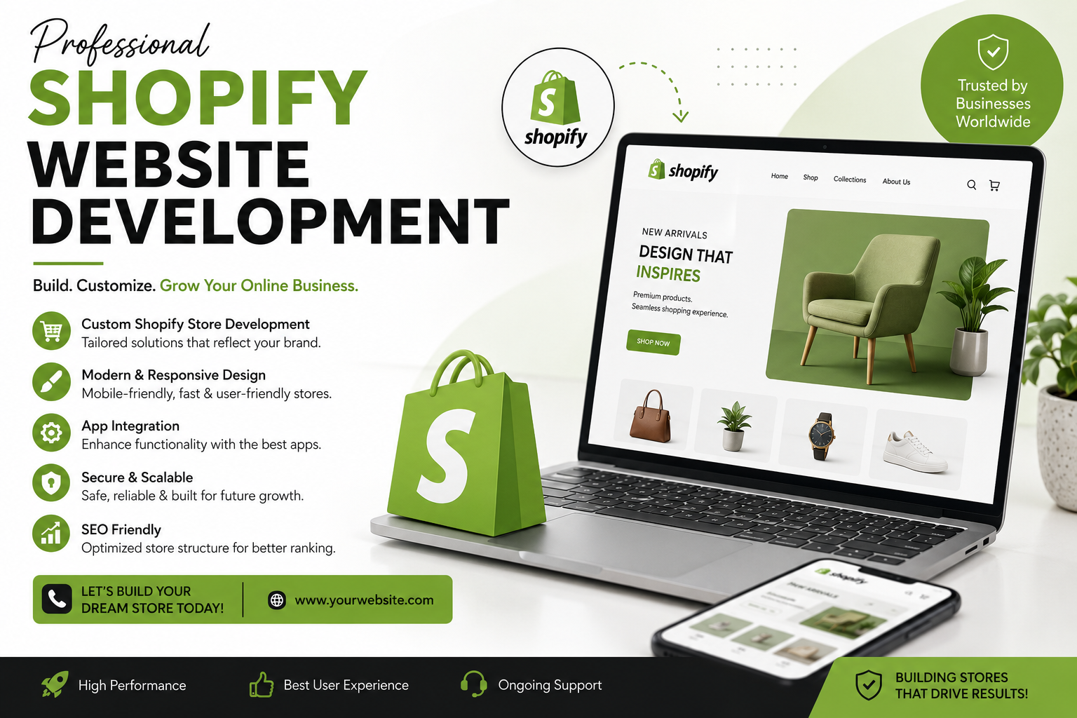  Professional Shopify Website Development for Online Stores