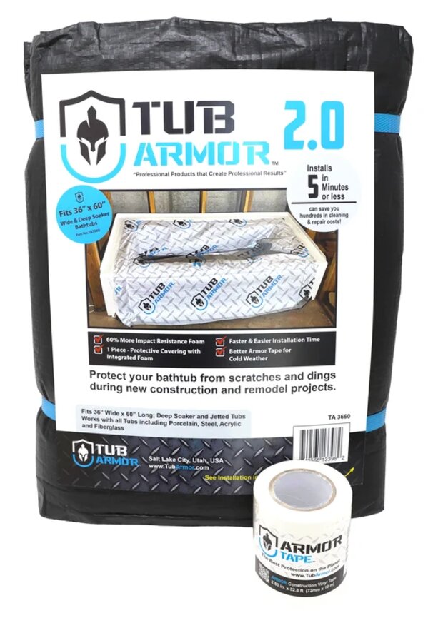  Professional Shower Floor Cover | Protect Shower Bases & Pans – Tub Armor
