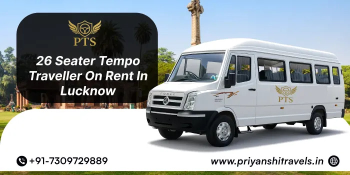  Affordable 26 Seater Luxury Tempo Traveller in Lucknow