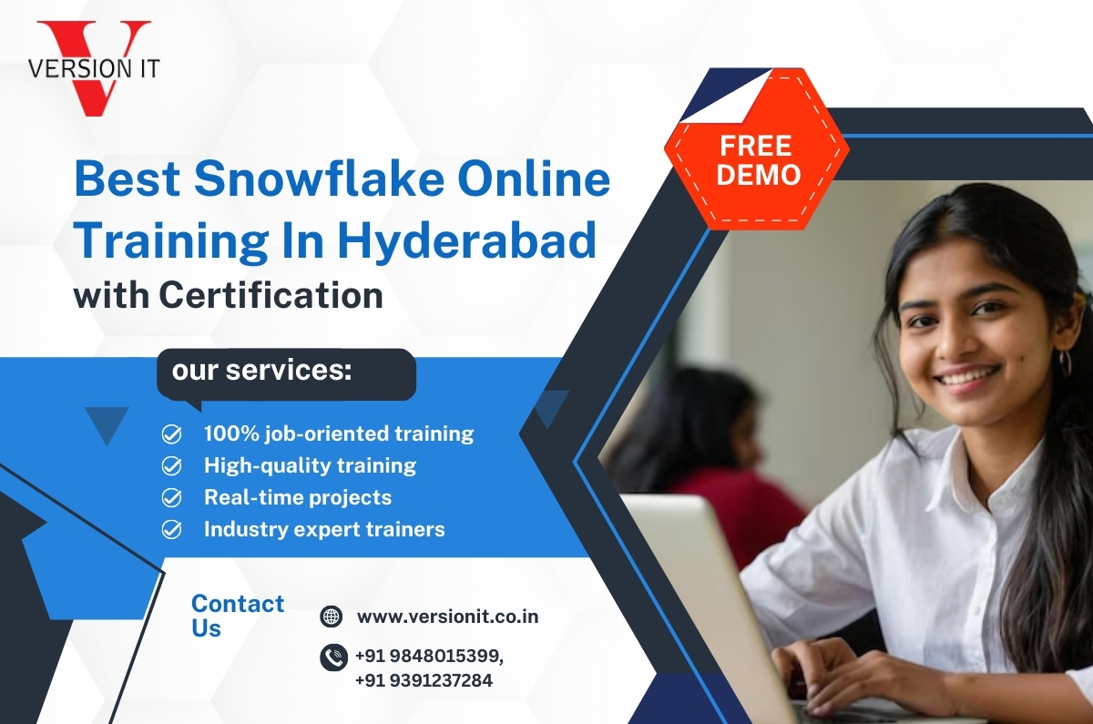  Snowflake Course in Hyderabad | Online Snowflake Training