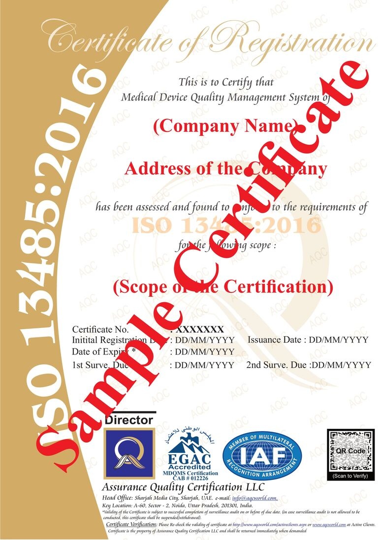  Become an ISO 13485 Certified Company with AQC World