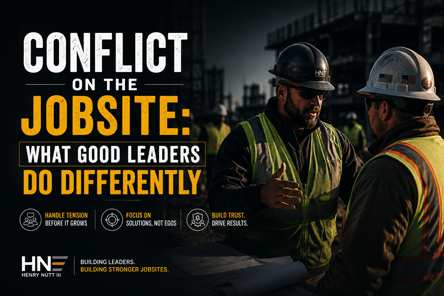 Conflict on the Jobsite? Here’s What Strong Leaders Do Differently