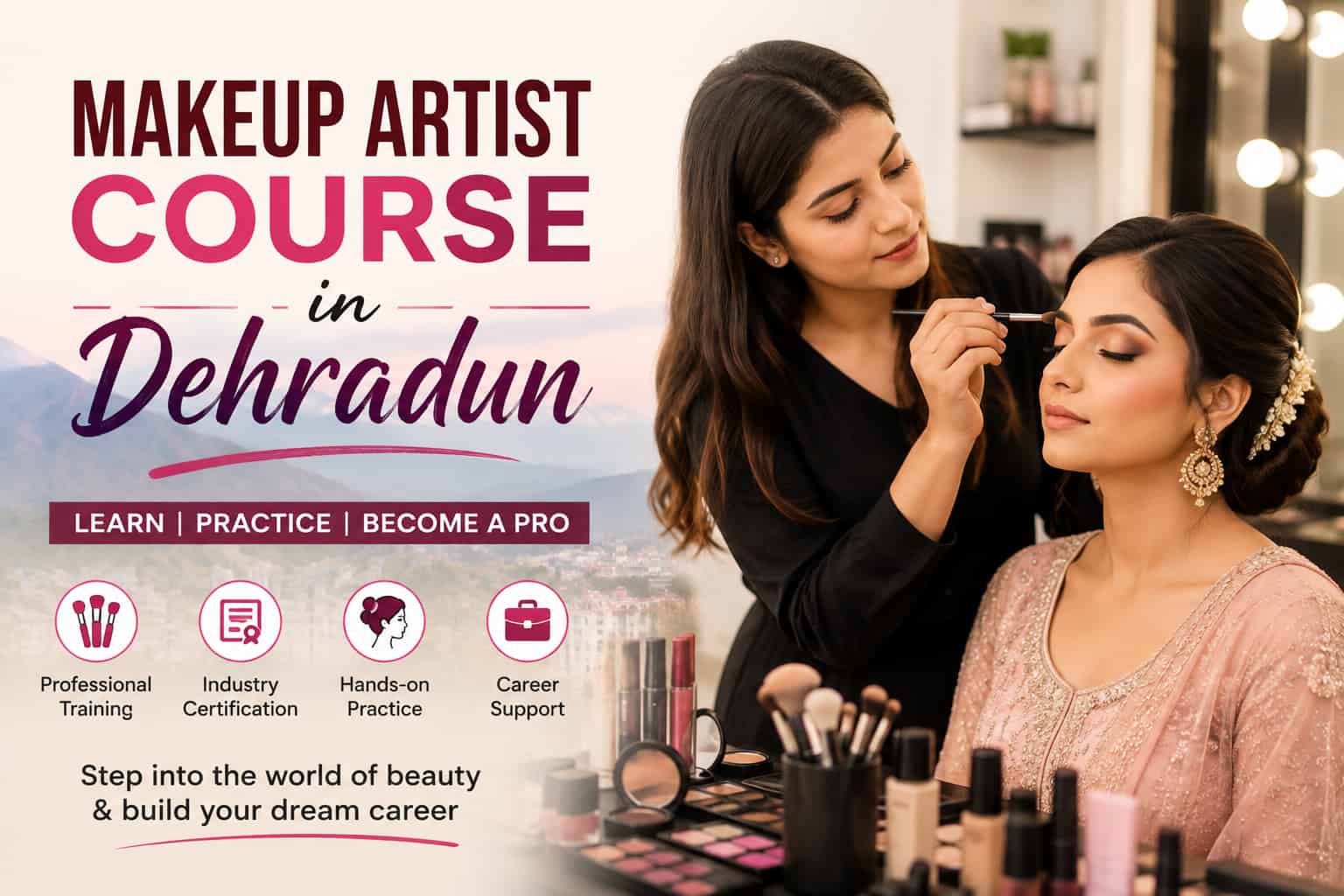  Makeup Artist Course in Dehradun | UK International Beauty School