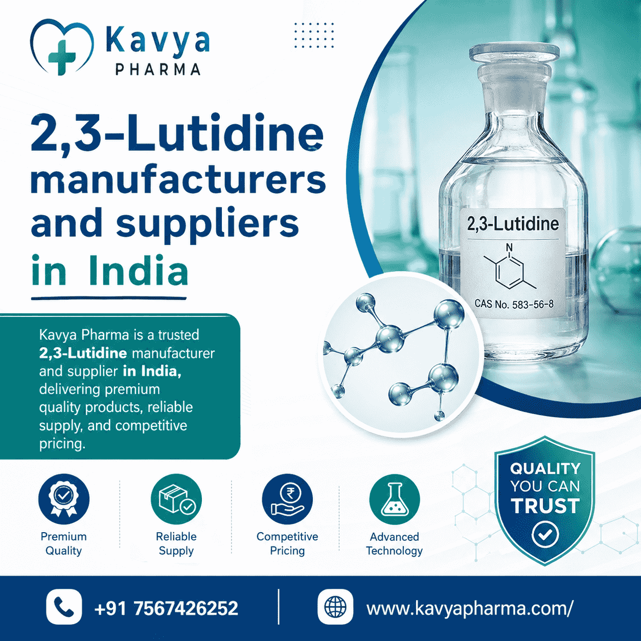 2,3-Lutidine manufacturers and suppliers in India
