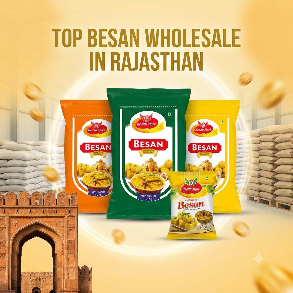  Best besan wholesaler in Haryana near me | Health Mark