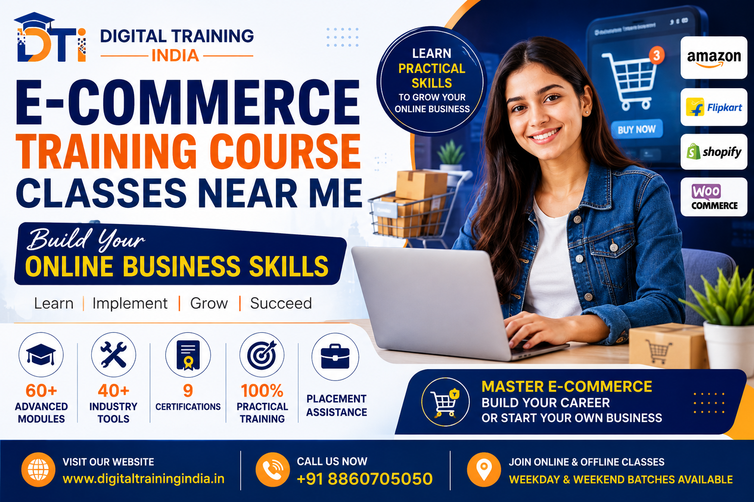  E-Commerce Training Course Classes Near Me | Build Your Online Business Skills
