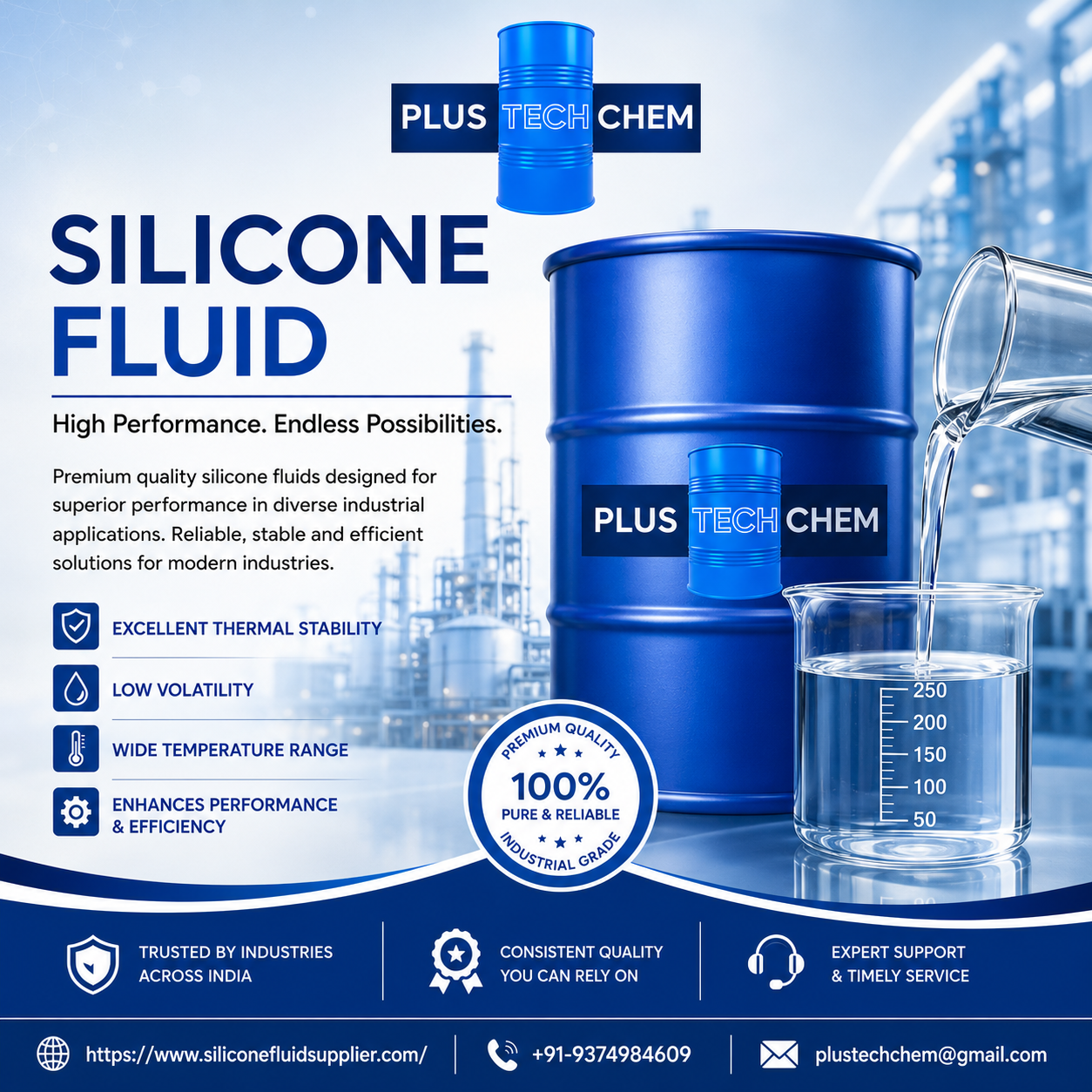  Silicone Fluid for Polishes, Lubricants & Mold Release