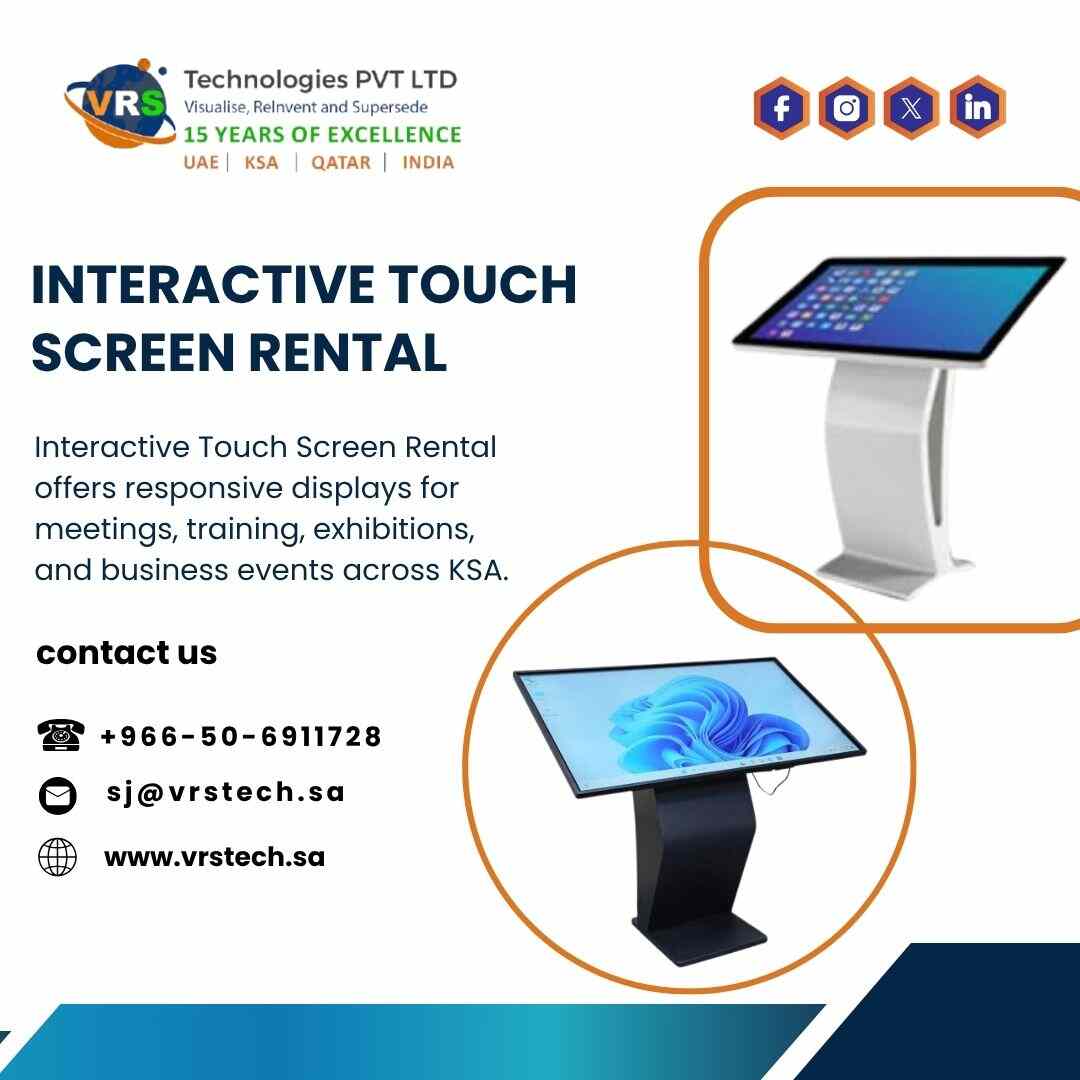  What Makes Interactive Touch Screen Rental the Best Choice?