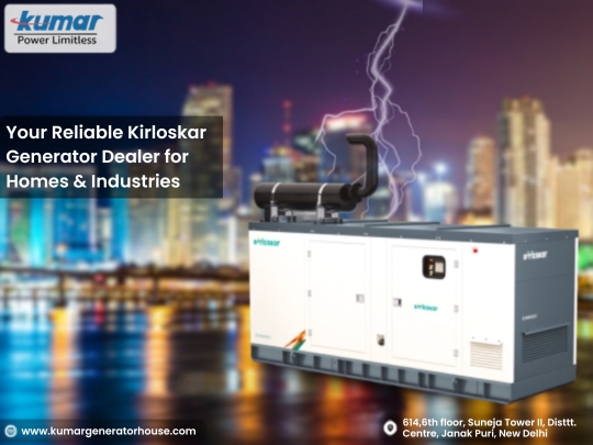  Your Reliable Kirloskar Generator Dealer for Homes & Industries