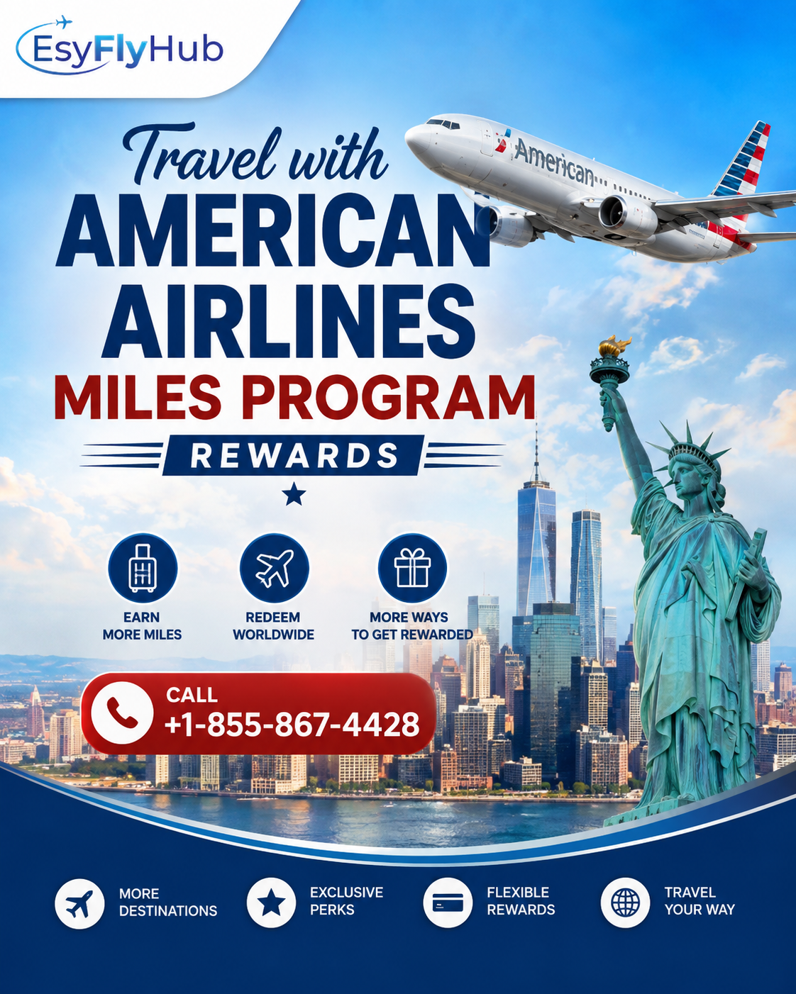  Travel with American Airlines Miles Program Rewards