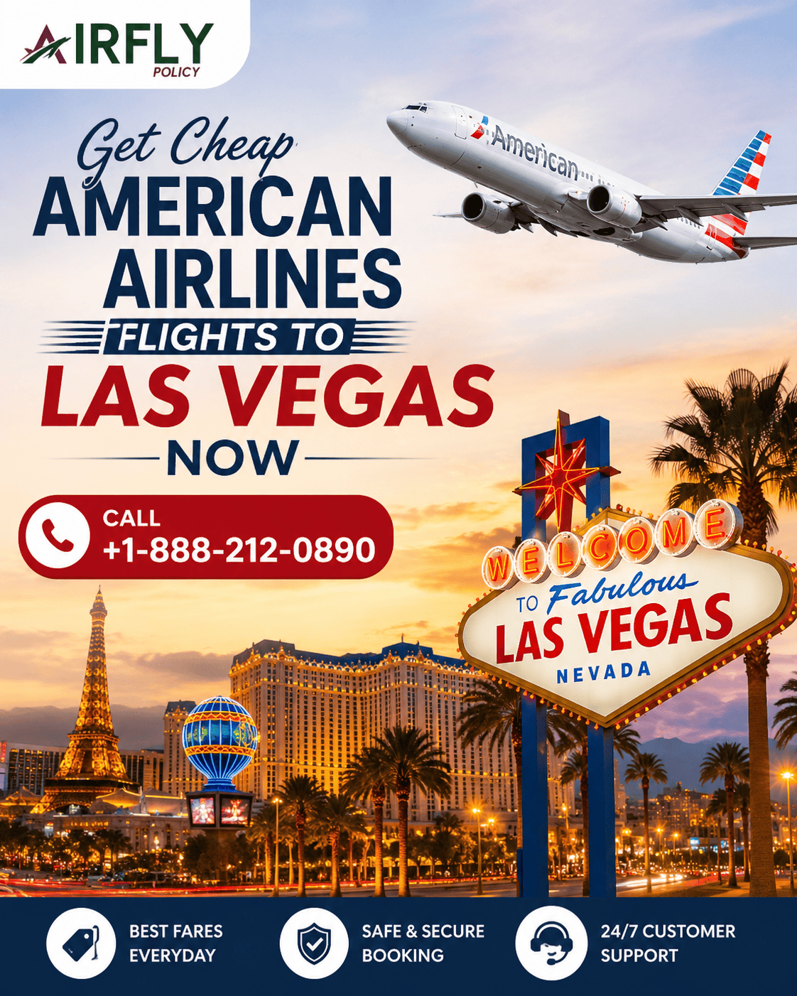  Get Cheap American Airlines Flights to Las Vegas Now