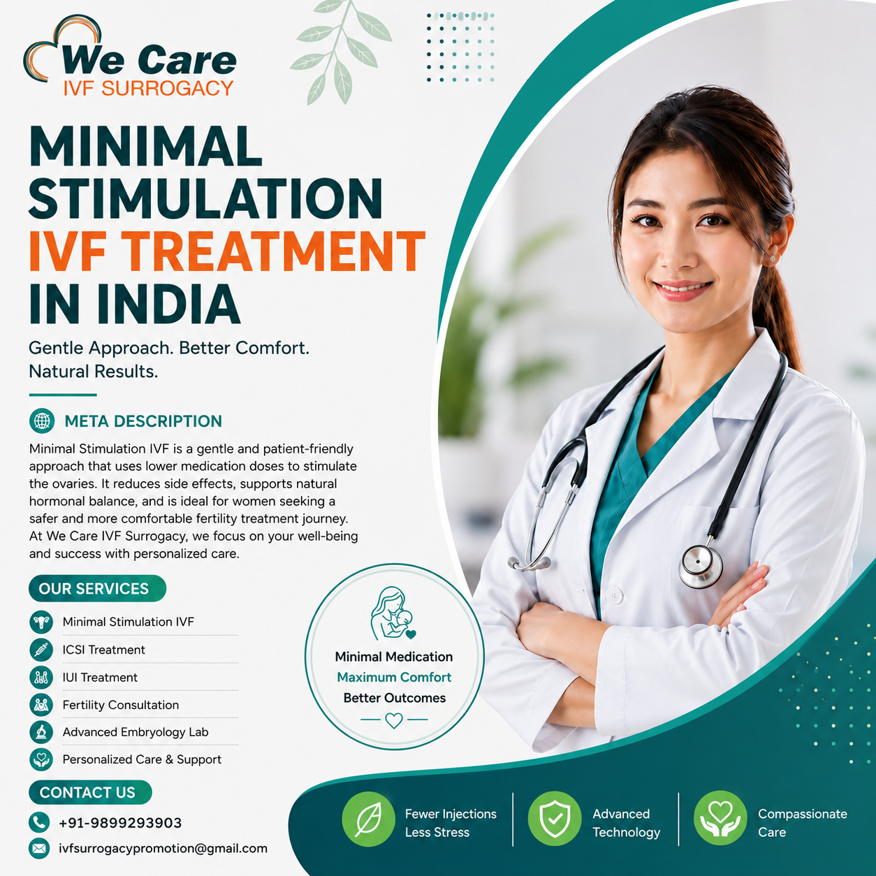  MINIMAL STIMULATION IVF TREATMENT IN INDIA
