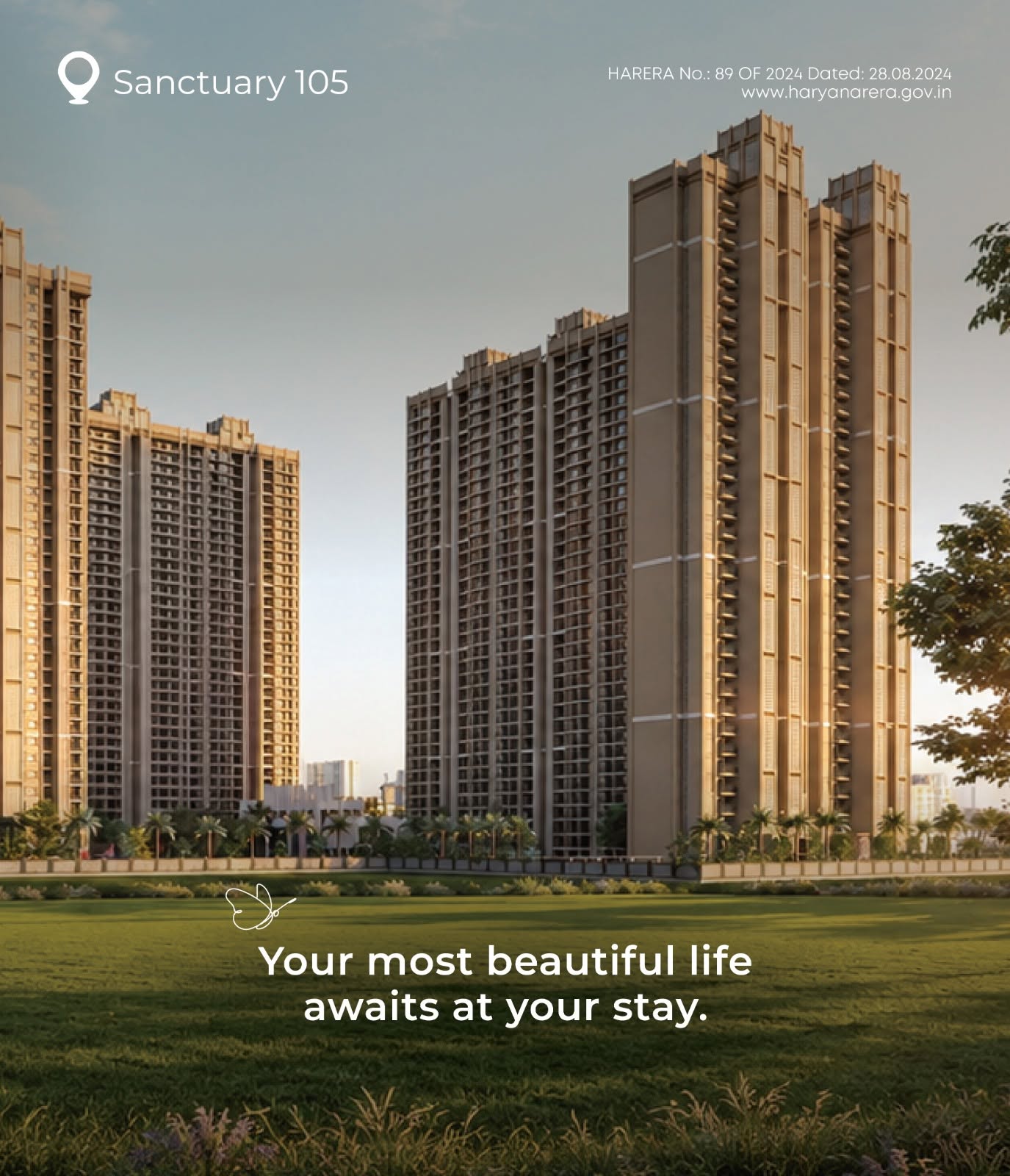  Premium Flats in Dwarka Expressway - ATS Sanctuary 105