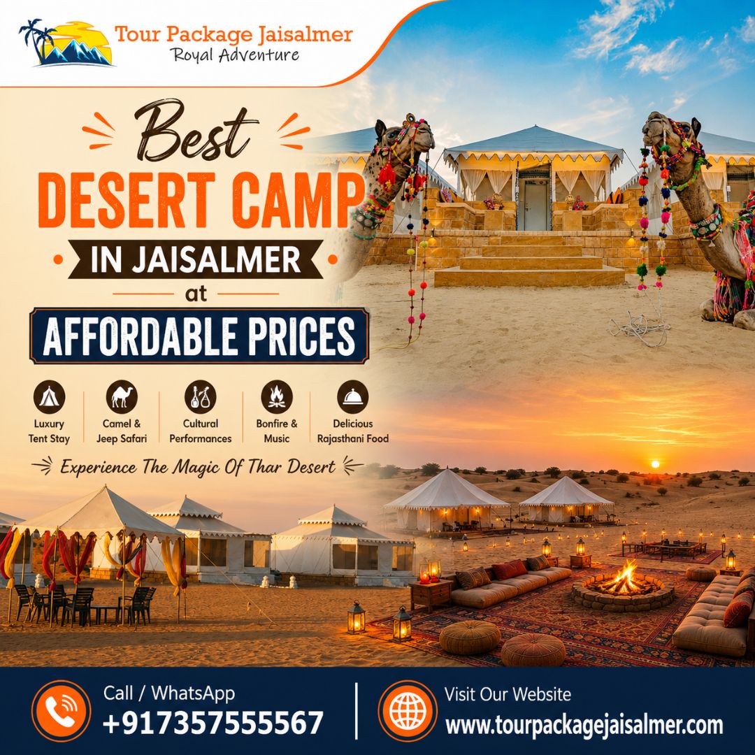  Best desert camp in jaisalmer at Affordable Prices