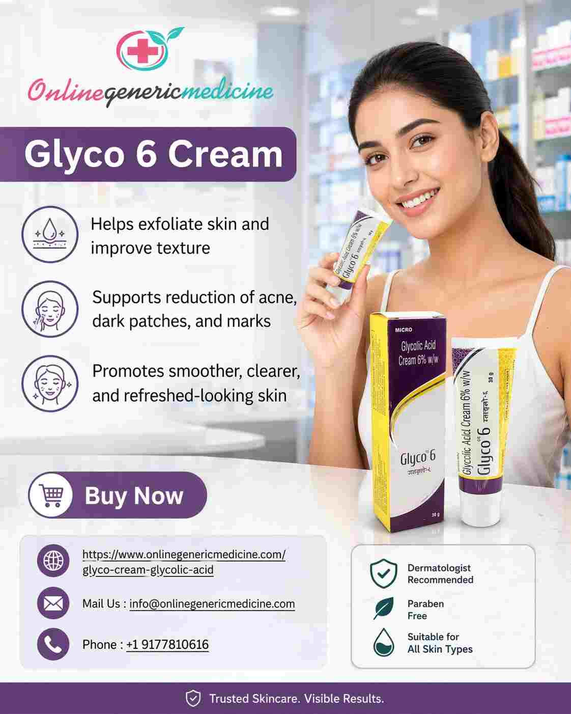  Glyco 6 Cream: Uses, Benefits, and How to Apply