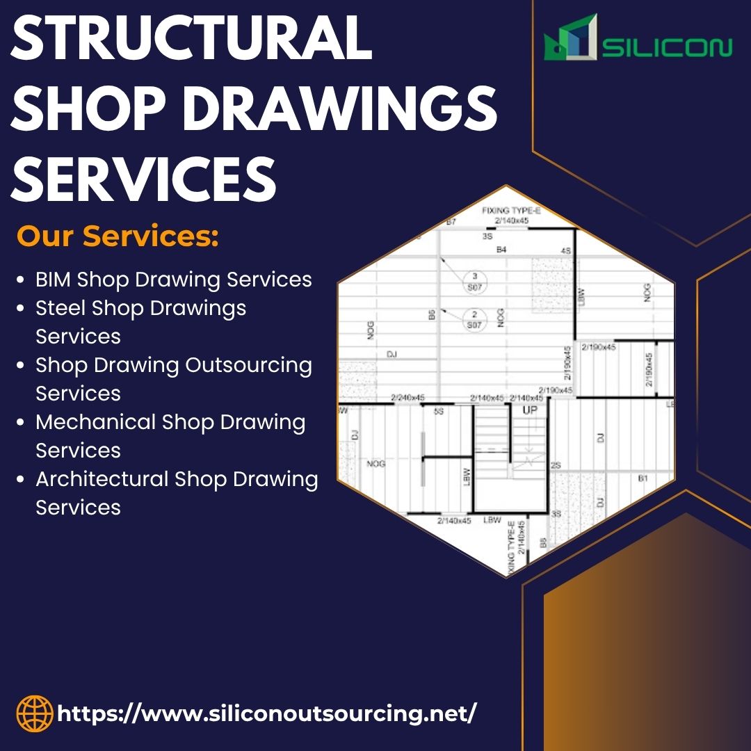  Detailed Structural Shop Drawings Services​ for Structural and MEP Projects