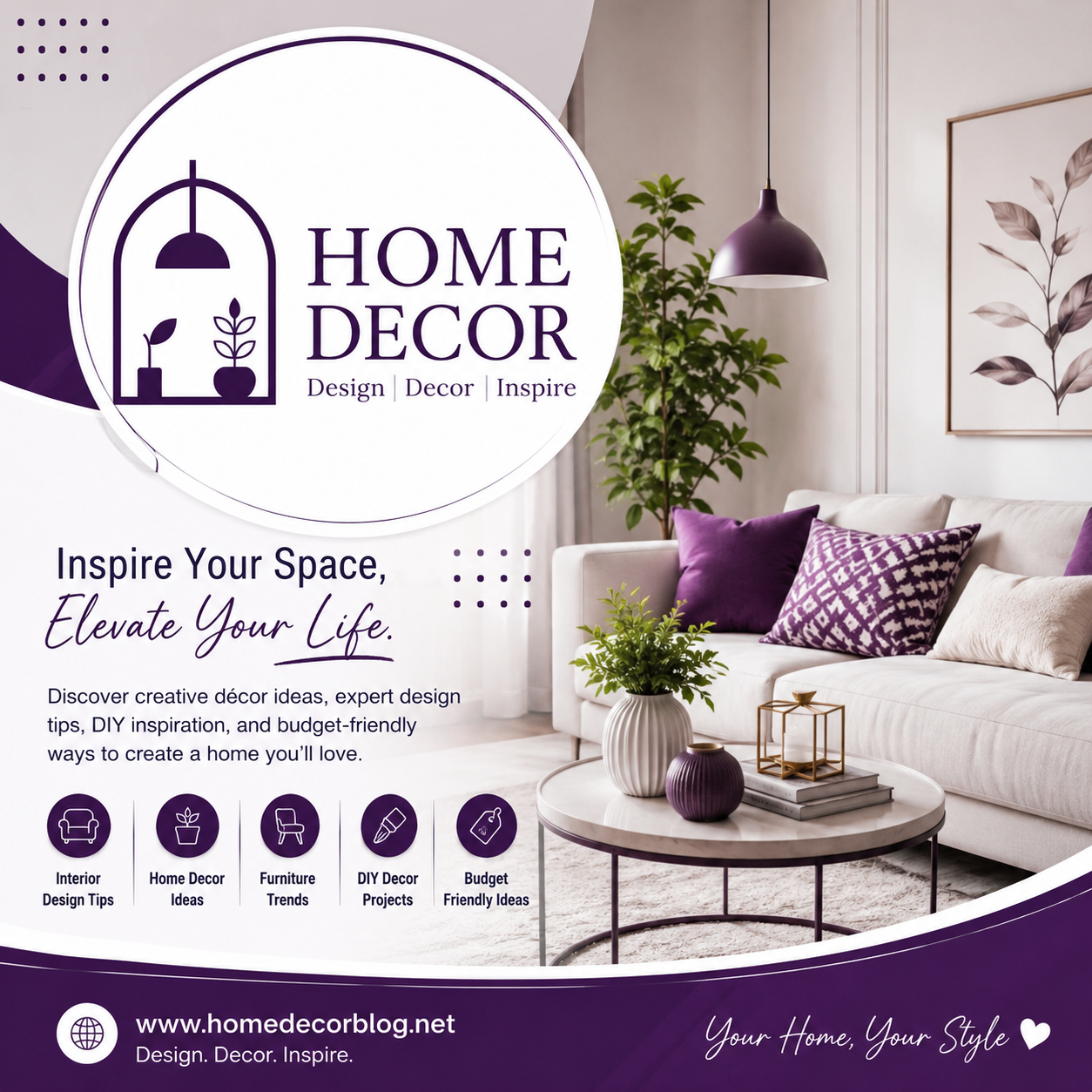  Home Interior Design Inspiration & Decorating Tips