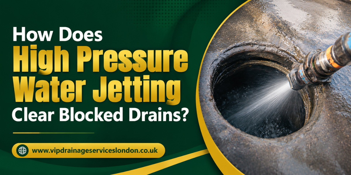  How Does High Pressure Water Jetting Clear Blocked Drains?