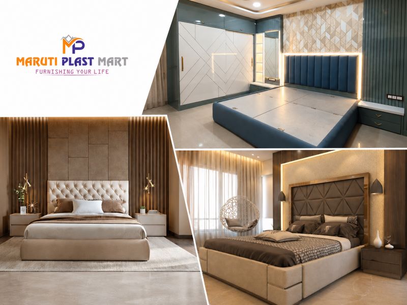  PVC and Wooden Bed in Ahmedabad | Maruti Plast