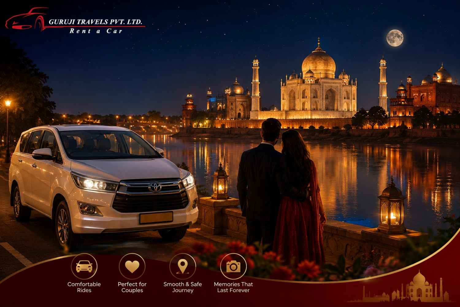  Delhi to Agra Taxi Service Booking
