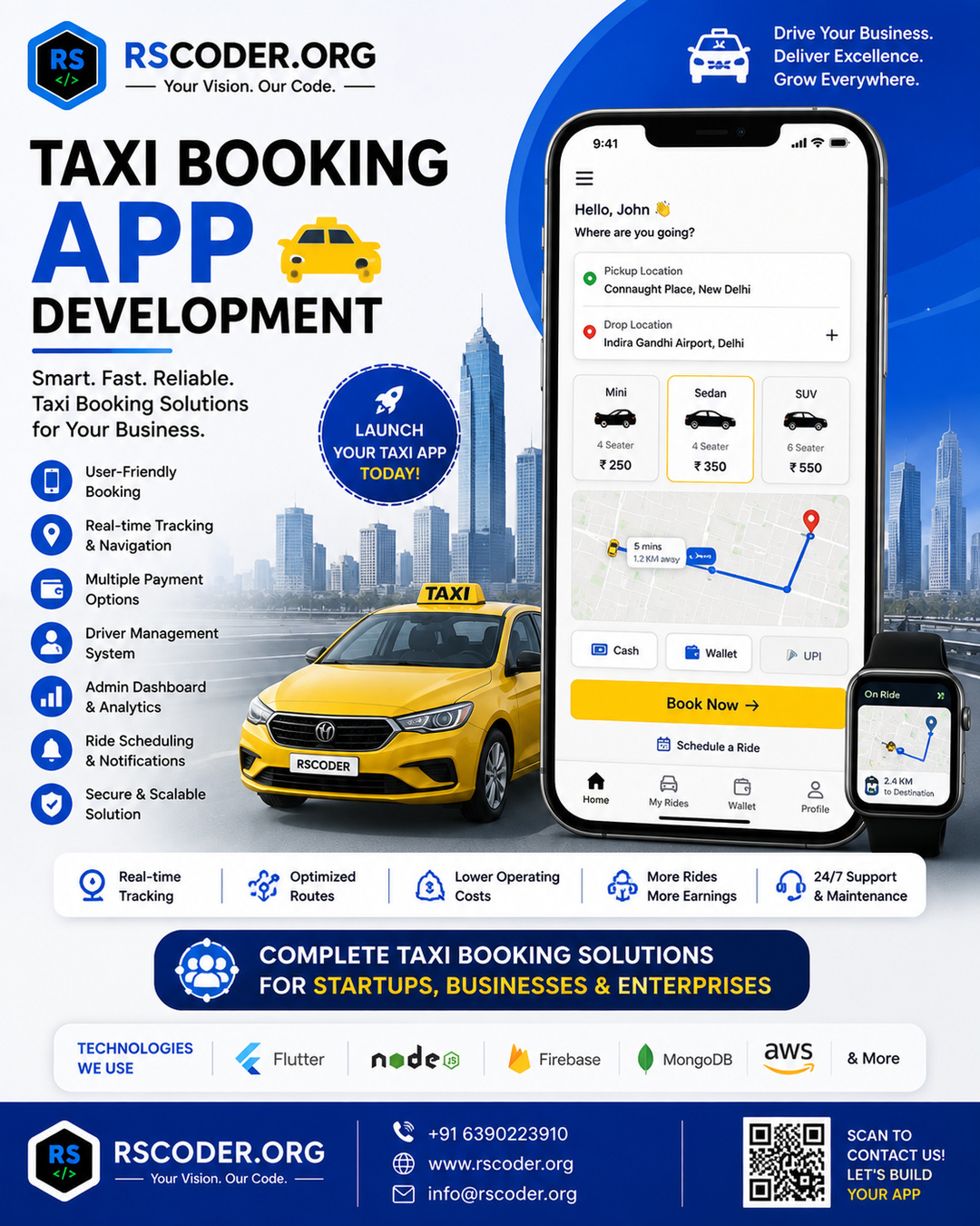  Taxi Booking App Development Company | Launch Your Next-Gen Ride-Hailing Business