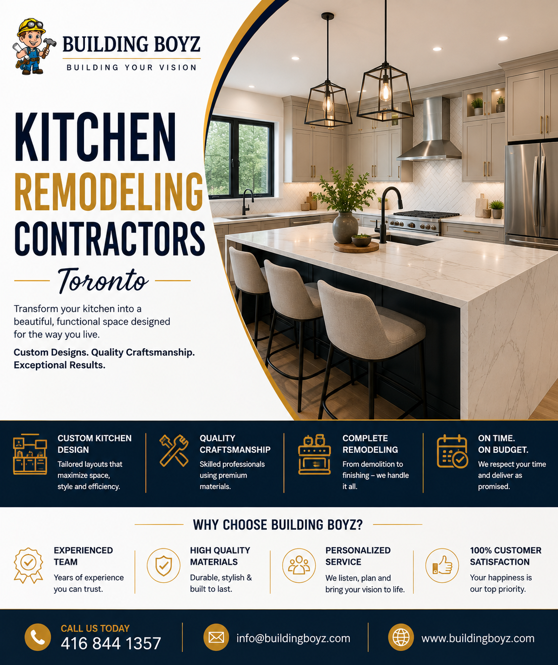  Kitchen Remodeling Contractors Toronto | Building Boyz