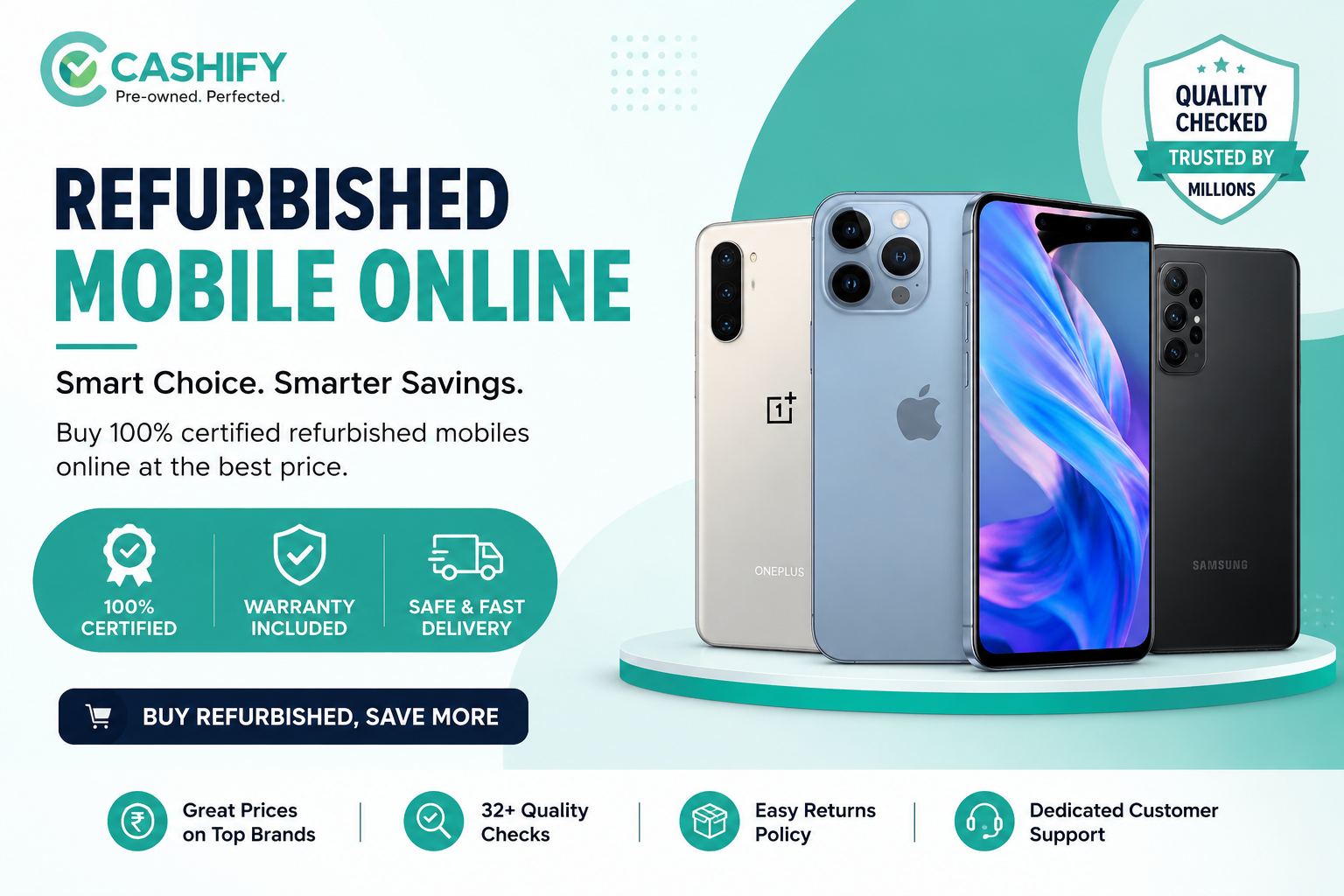  Best Deals on Refurbished Mobile Phones at Cashify