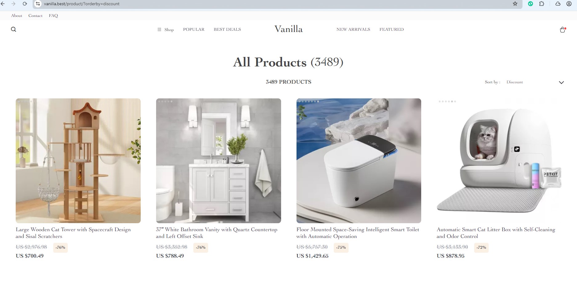  vanilla.best get 10% OFF on all products