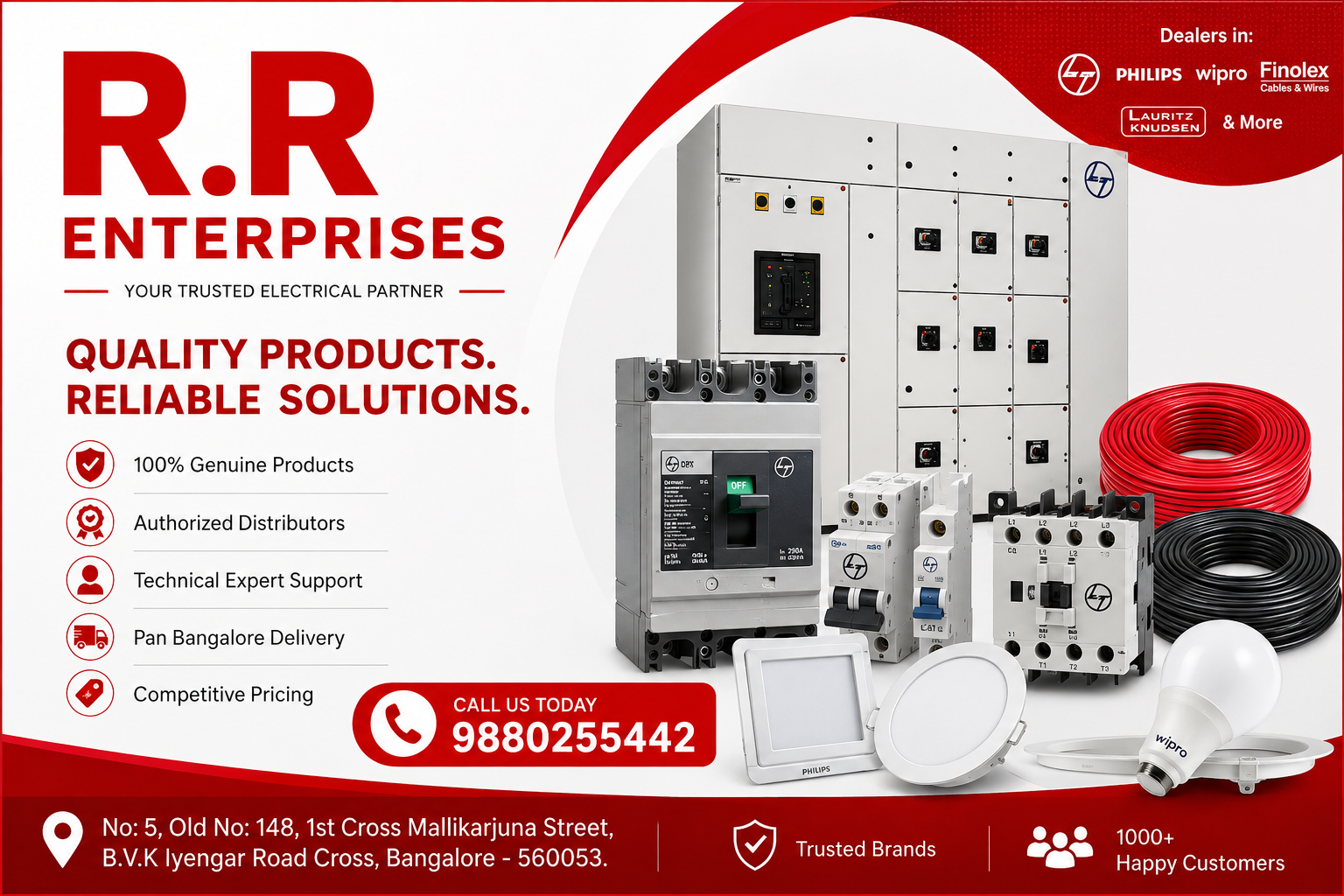  L&T Switchgear Dealer in Bangalore | Trusted Electrical Solutions