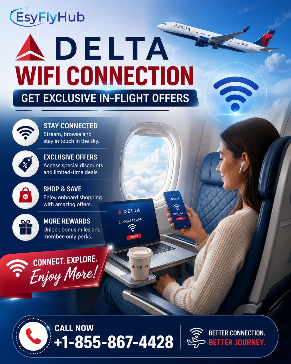  Delta WiFi Connection – Get Exclusive In-Flight Offers