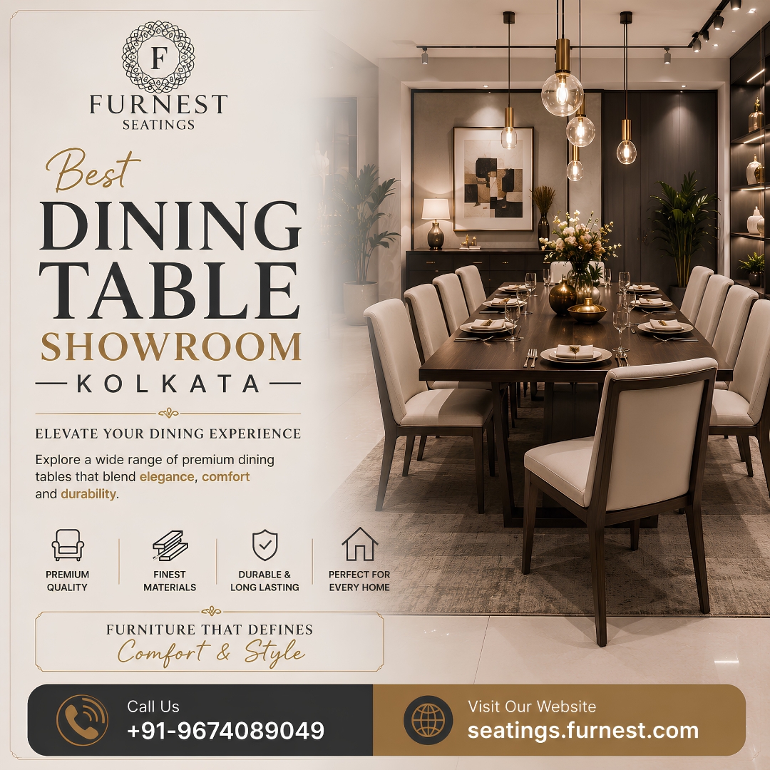  Best Dining Table Showroom in Kolkata | Furnest Seatings