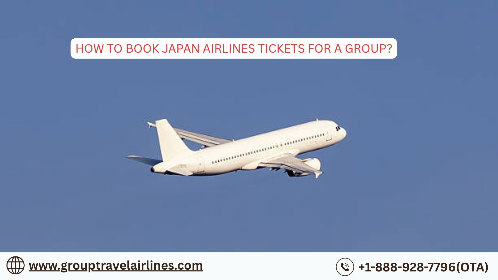  How to book Japan Airlines tickets for a group?