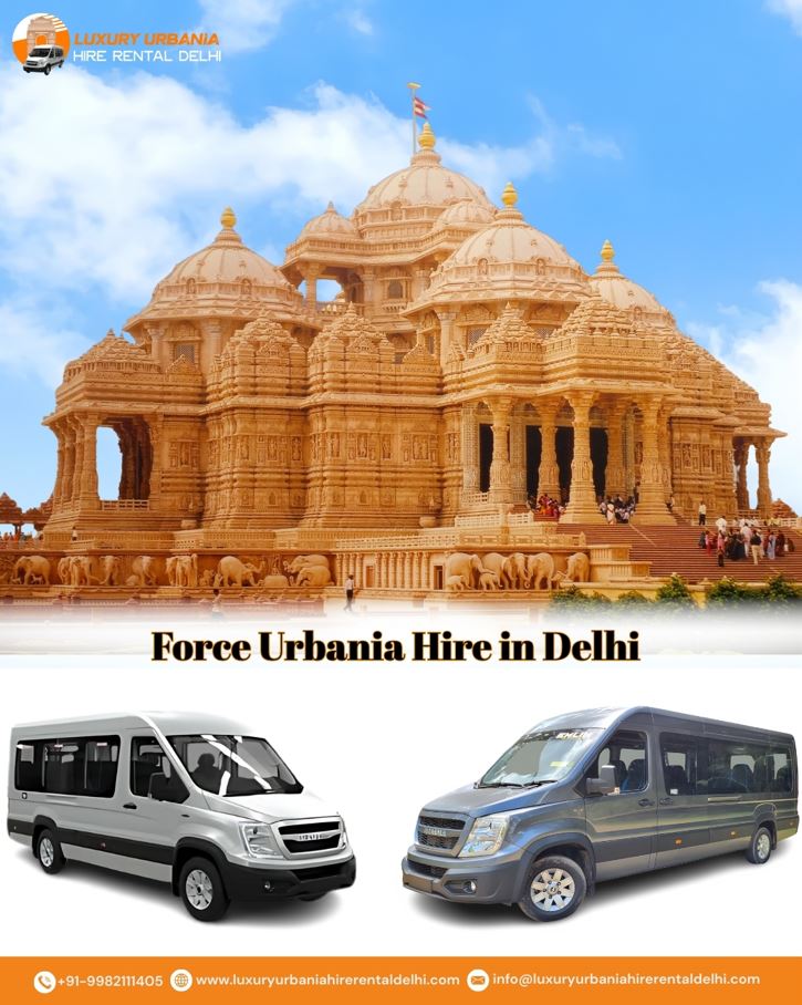  Luxury Force Urbania Van Rent Delhi | Comfortable Travel