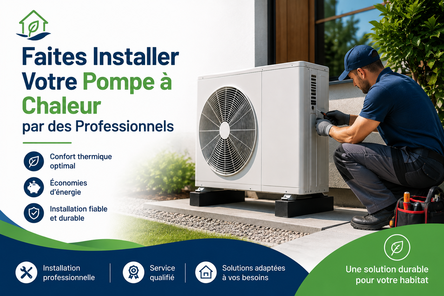  Faites Installer Votre Pompe à Chaleur par des Professionnels