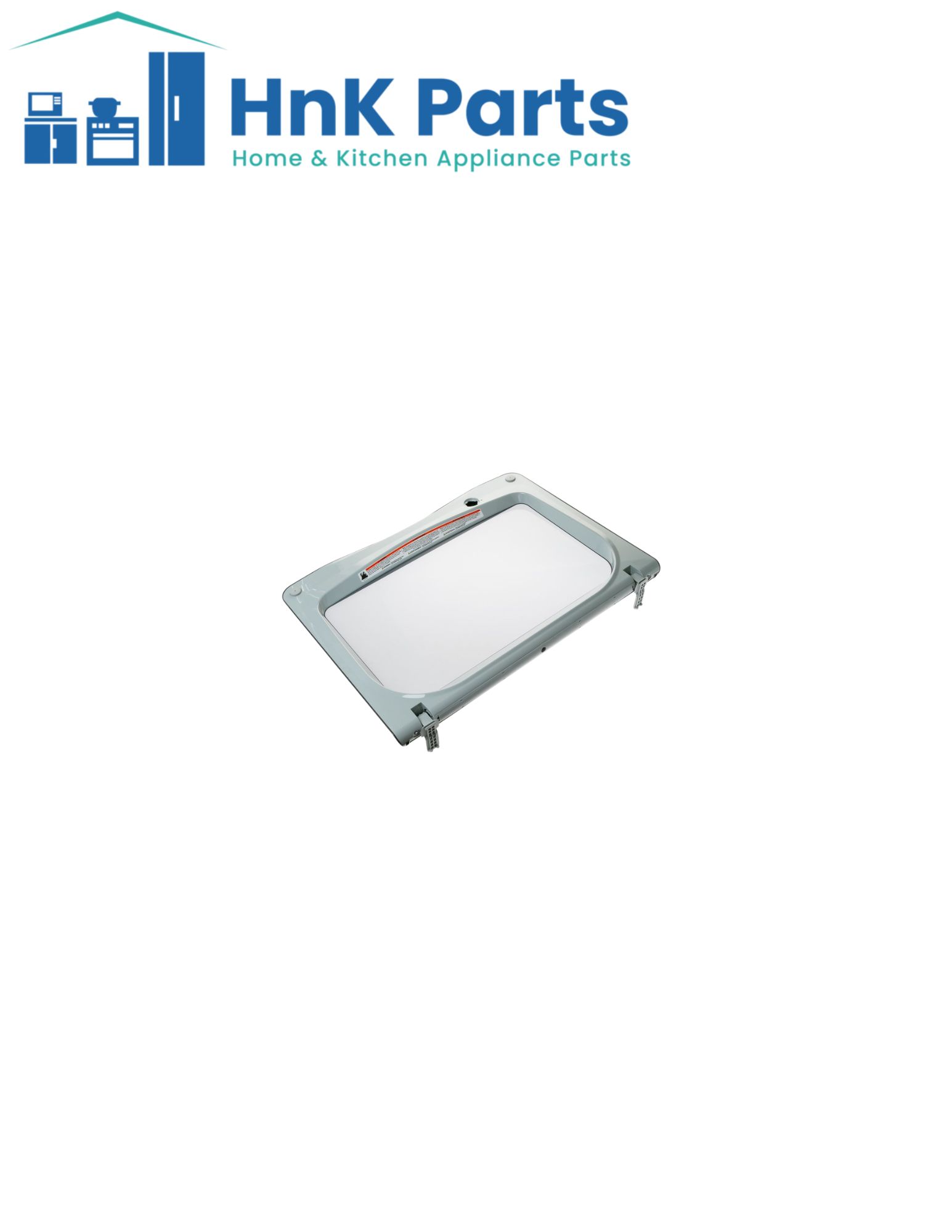  General Electric WH10X35298 Washer Top Load Glass Frame Lid Diamond Gray