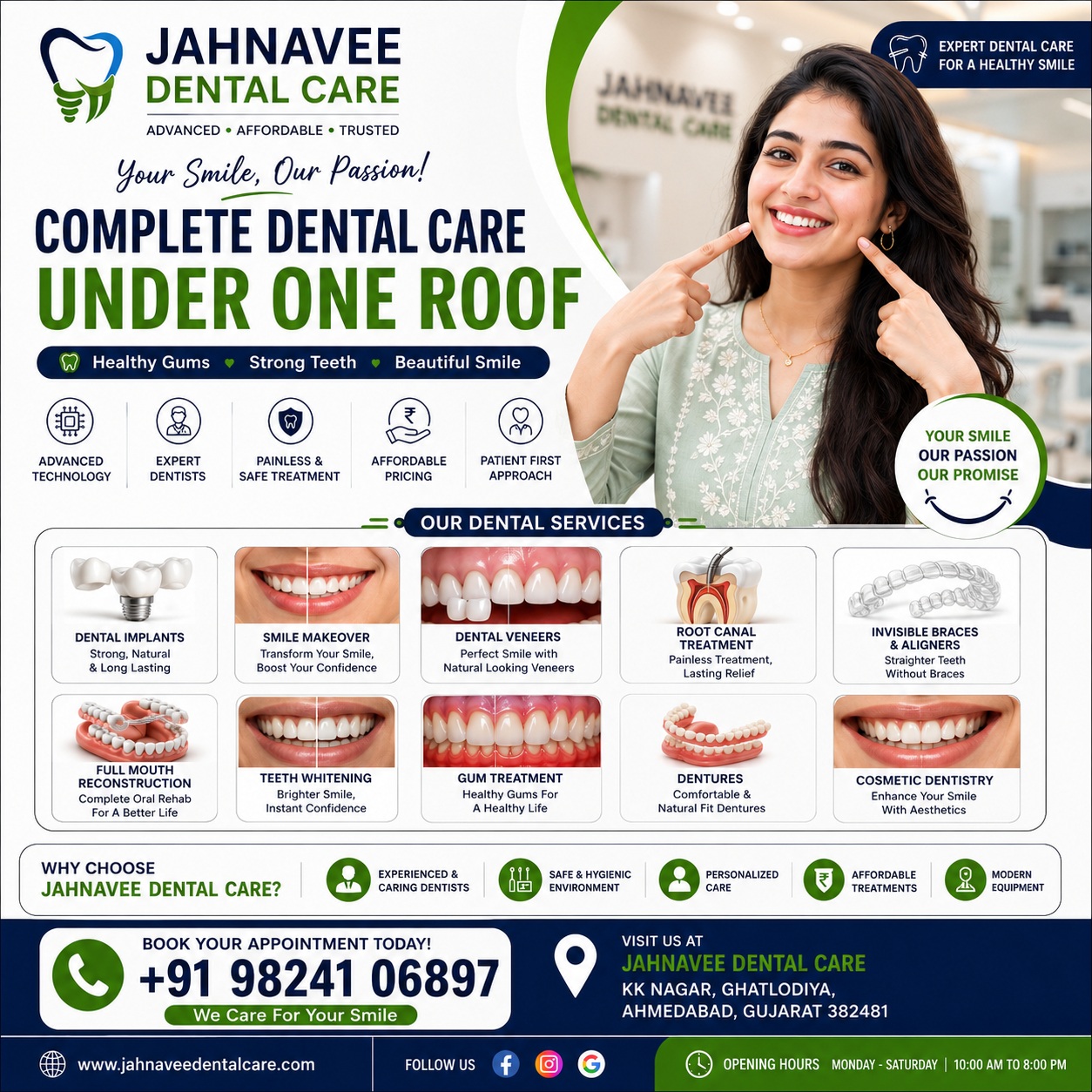  Best Dental Clinic in Ahmadabad | Jahnavee Dental Care