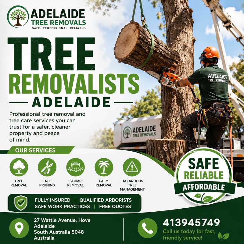  Professional Tree Removalists Adelaide for Safe, Reliable Service