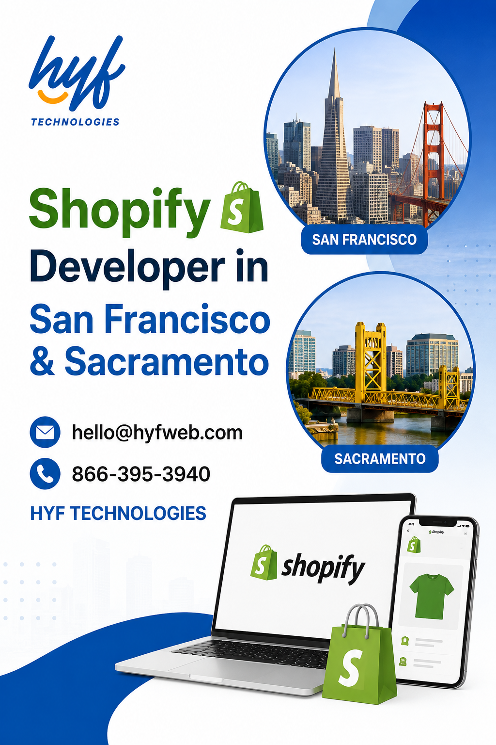  Shopify Developer in San Francisco & Sacramento for Modern Online Stores