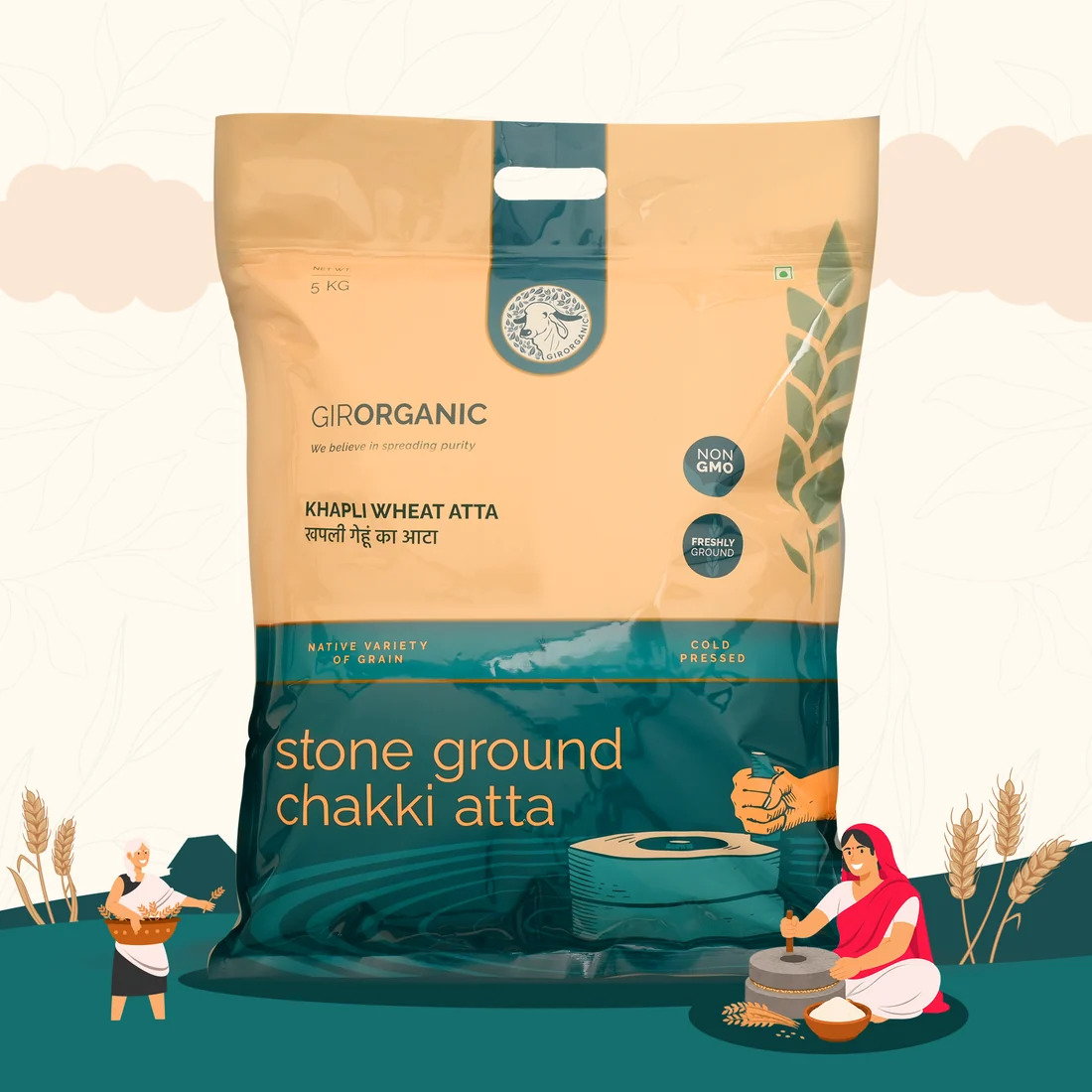  Khapli Flour – Nutritious Ancient Wheat for Healthy Daily Meals | GirOrganic