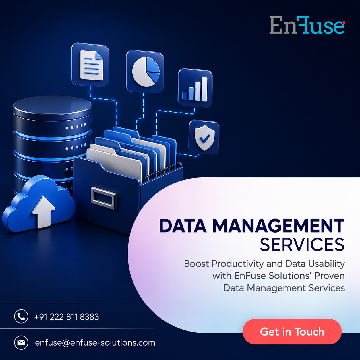  Boost Productivity and Data Usability with EnFuse Solutions’ Proven Data Management Services