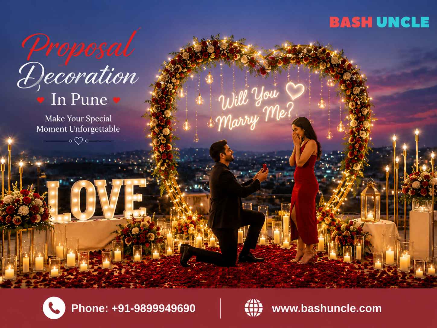  Affordable Proposal Decoration In Pune | Bash Uncle