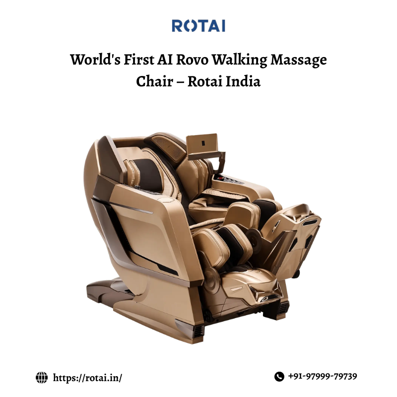  World's First AI Rovo Walking Massage Chair – Rotai India