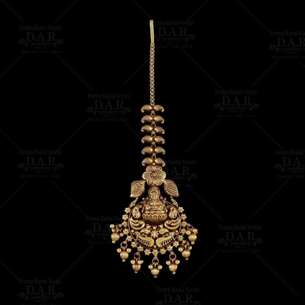 Gold Nethichutti / Maang Tikka Designs Online – DAR Jewellery