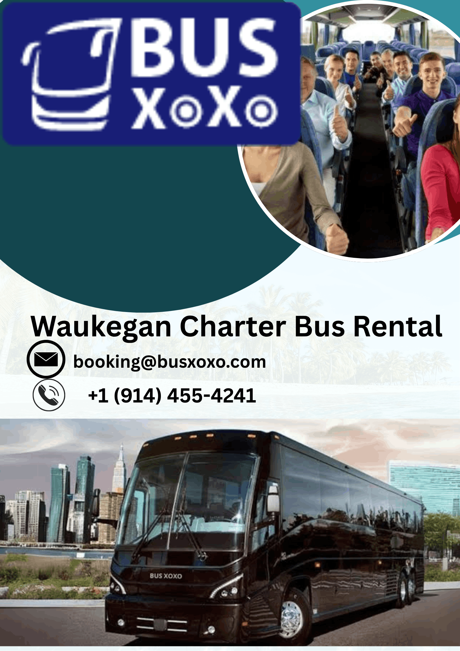  Book a Waukegan charter bus rental—affordable & reliable group transportation