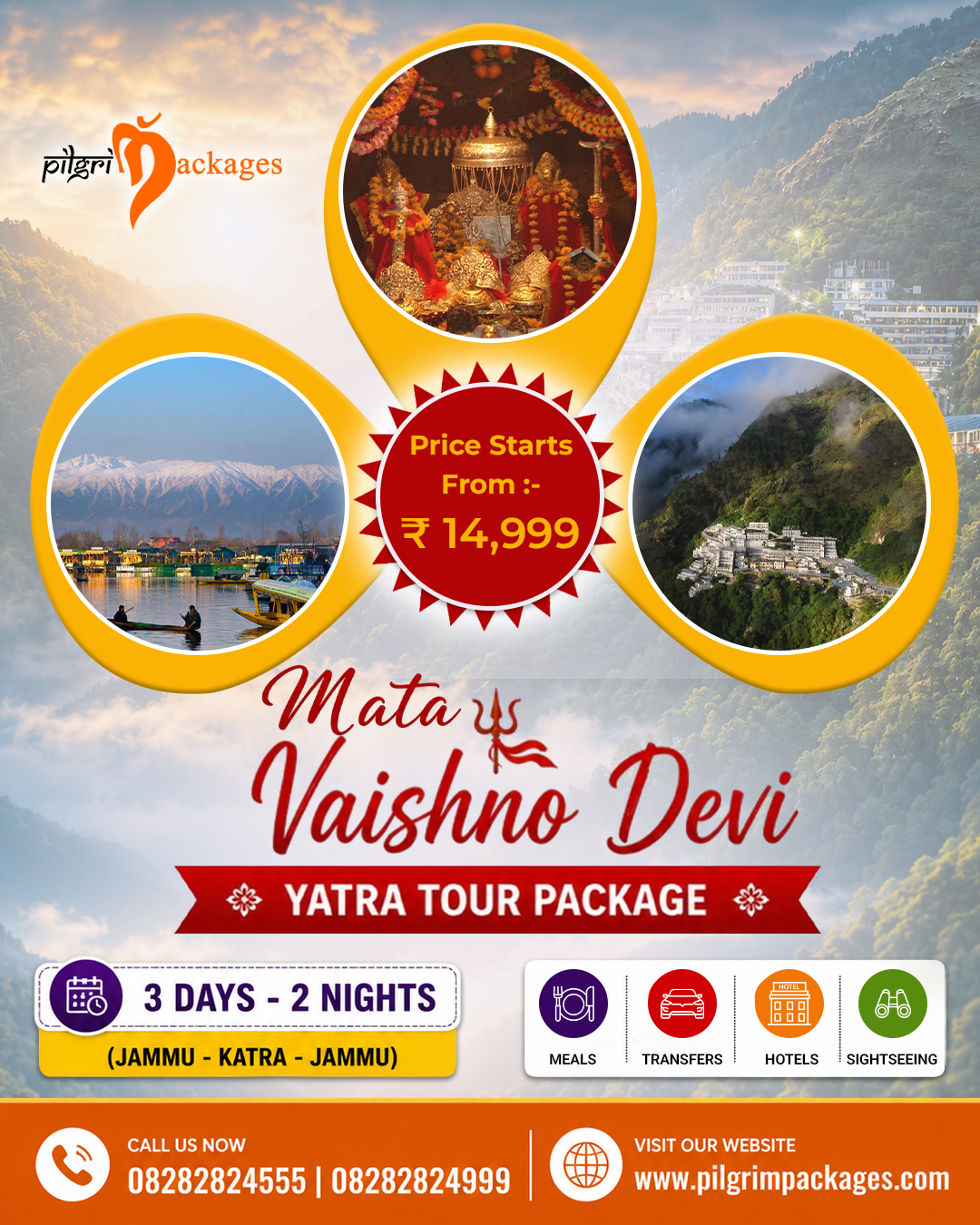  Vaishno Devi Tour Packages | Best Mata Vaishno Devi Yatra Packages – Pilgrim Packages