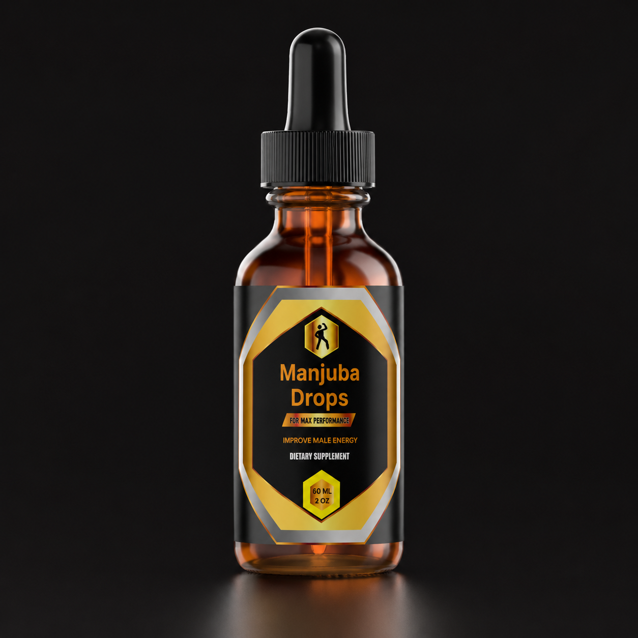  Manjuba Drops – Premium Herbal Dietary Supplement for Male Vitality & Daily Wellness | 60 ml (2 fl oz)