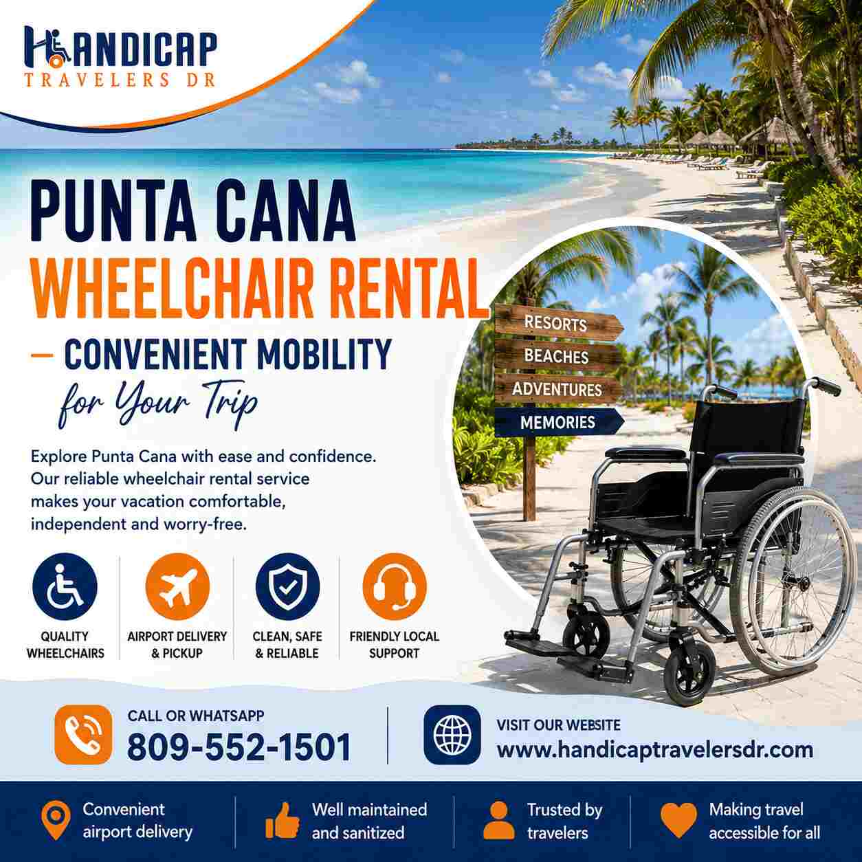  Punta Cana Wheelchair Rental – Convenient Mobility for Your Trip