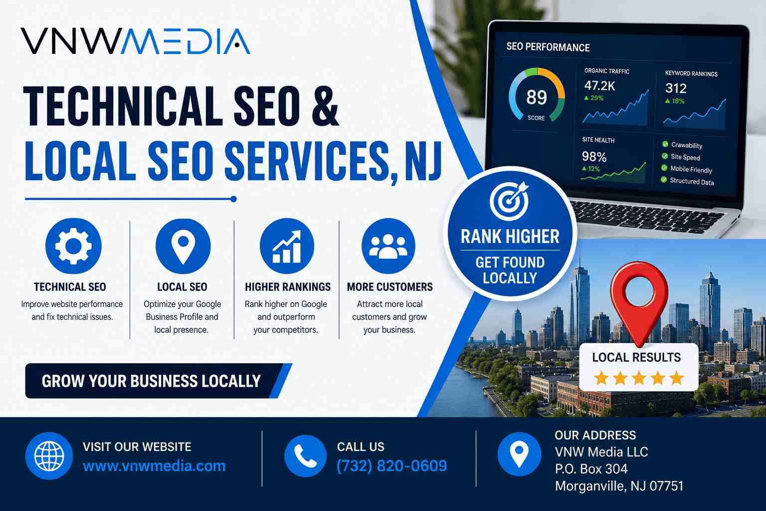 Technical SEO & Local SEO Services, NJ | VNW Media