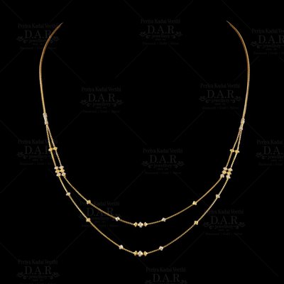 Buy 22KT Gold Chains Online | Dokiya & Machin Ball Chains – DAR Jewellery